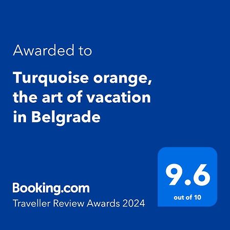 Turquoise Orange, The Art Of Vacation In Belgrade Daire Dış mekan fotoğraf